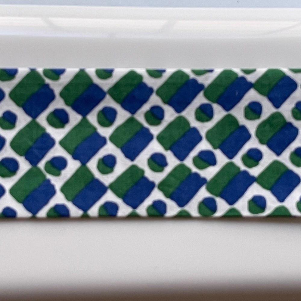 Fabric Chain or Cord Cover, Modern Pattern, 4.75' One Available